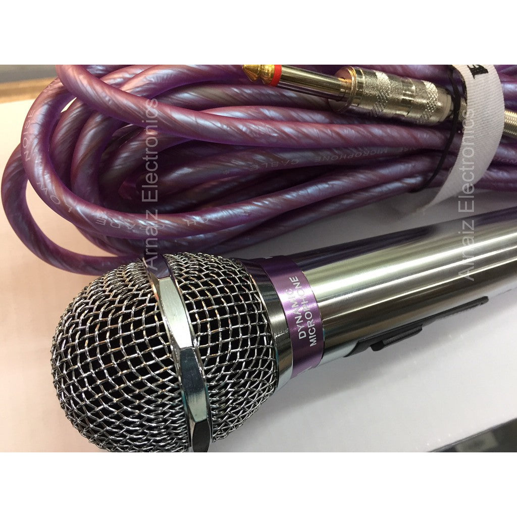 Loda Microphone for Videoke 10 Meters Wire Fixed to the Mic Professional Dynamic Hi Fidelity LW888