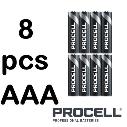 Duracell Procell AAA (2-10pcs) Alkaline Battery MN2400 1.5V LR03 Batteries Loose Bulk Pack