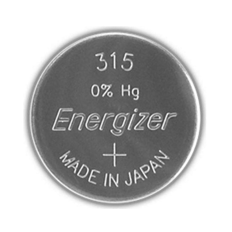 Energizer 315 SR67 (1pc) 1.55v Silver Oxide Button Cell Battery Mercury Free V315 SR716SW RW316 D315