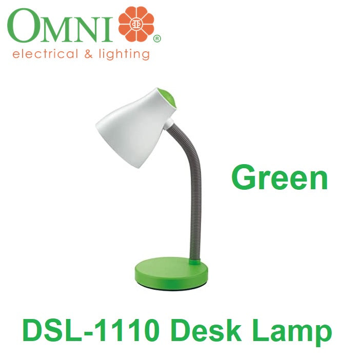 Omni DSL-1110 Desk Lamp E27 Study Table Lamp DSL1110 Adjustable Bendable Lamp holder  For Indoor Use