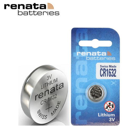 Renata CR1632 (1pc) 3v Lithium Button Cell Battery in Blister Pack CR1632 Batteries