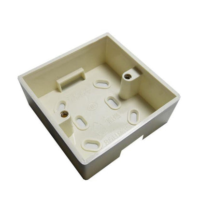 86x86 PVC Junction Box High Insulation Wall Switch Socket Base 86 Utility Box White Switch Socket