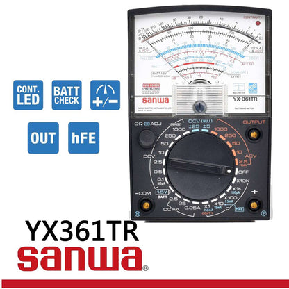 Sanwa YX361TR Analog Multi tester Multimeter Analogue Tester Japan