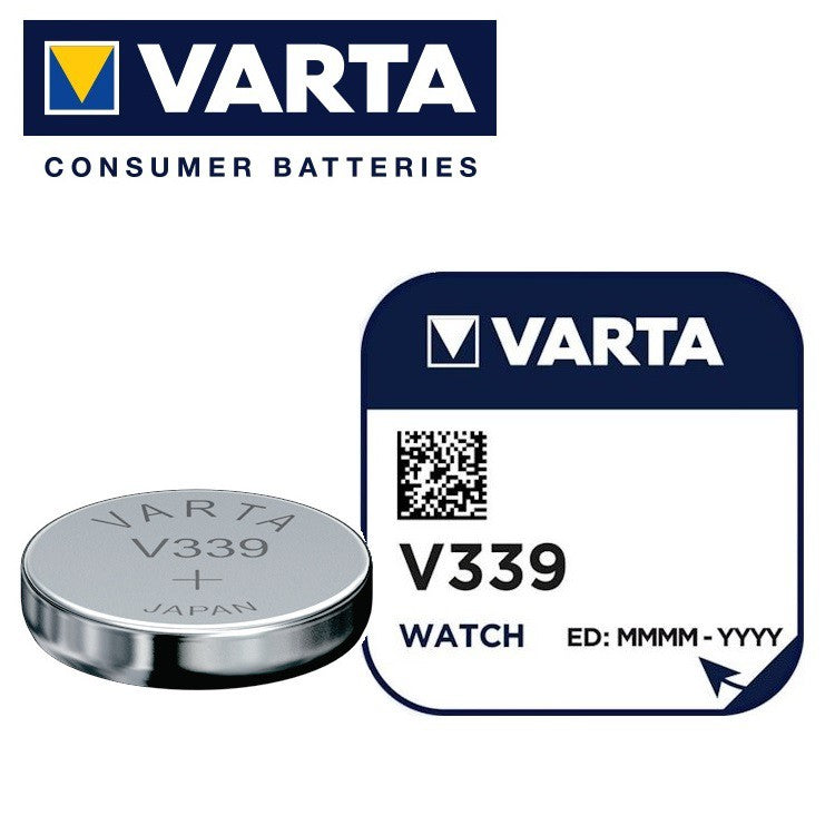 Varta V339 SR714 (1pc) 1.55v Silver Oxide Button Cell Battery Varta V 339 SR714SW