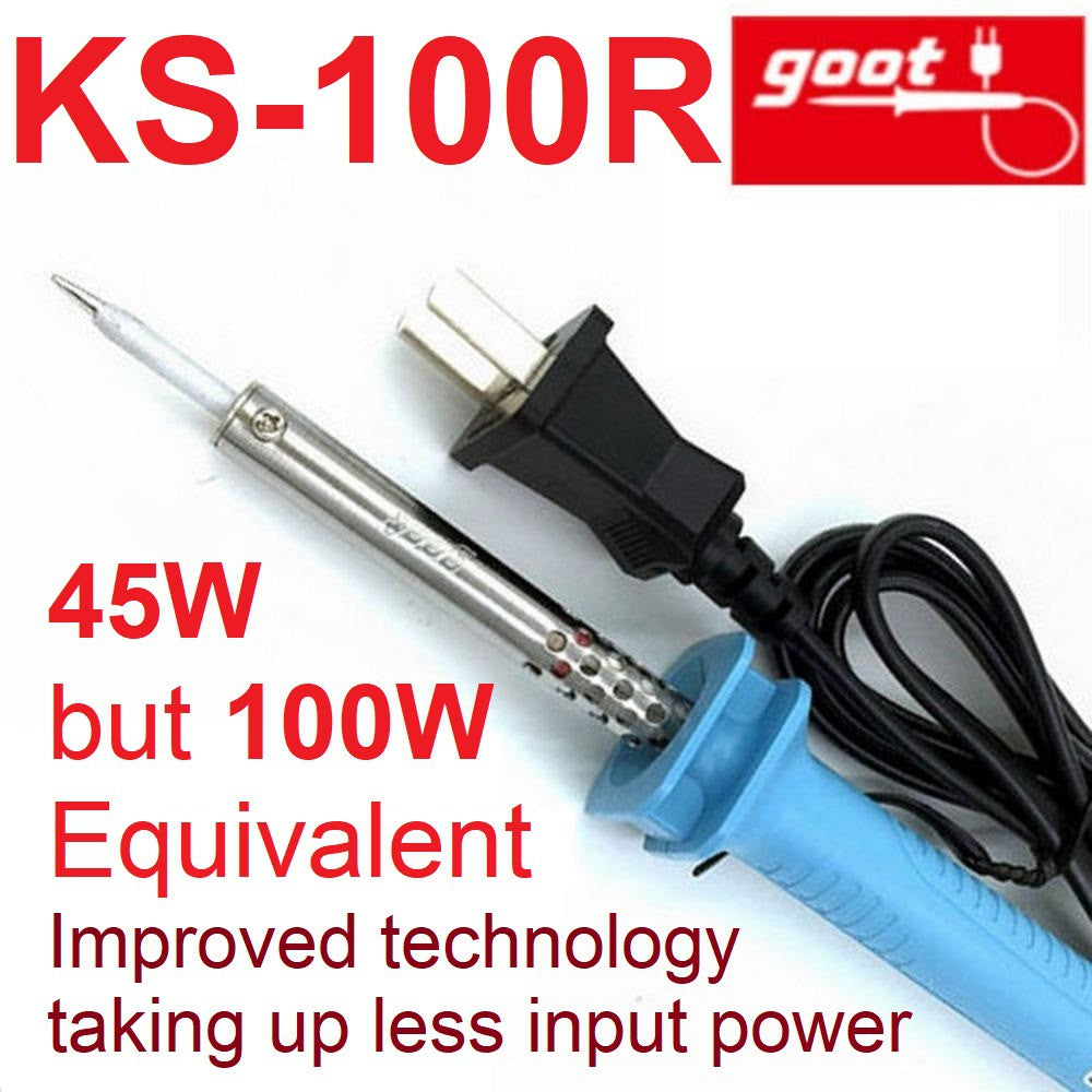 Goot Soldering Iron (Original Japan) 30 40 60 100 Watts KS-30R KS-40R KS-60R KS100R 30W 40W 60W 100W