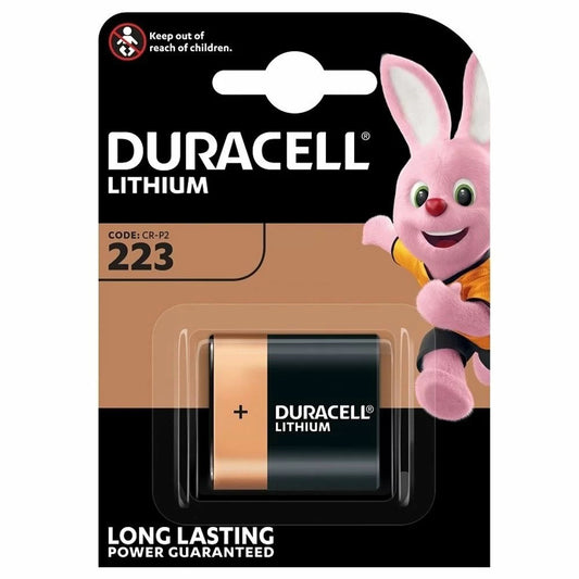 Duracell 223 CRP2 CR-P2 (1pc) 6v Lithium Battery in Blister Pack EL223AP DL223