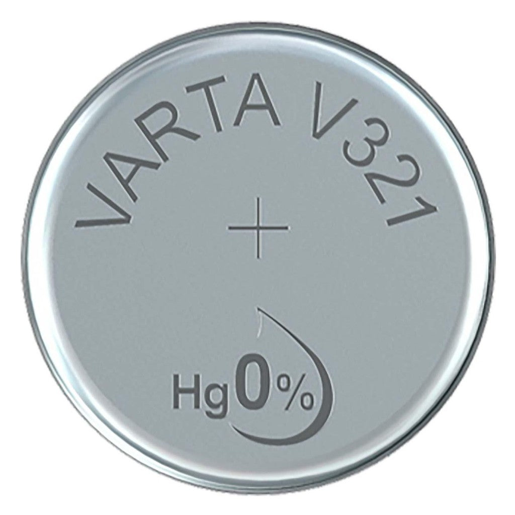 Varta V321 SR65 (1pc) 1.55v Silver Oxide Button Cell Battery Varta V 321 SR616SW