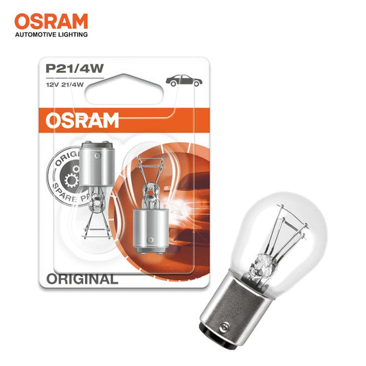 Osram 7225 02B (2pcs) P21 4W 12V BAZ15d 566 Halogen Bulb Automotive Lighting Car Bulb Original