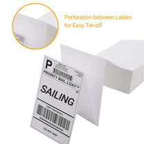 Waybill Sticker A6 100*150 Fold 500pcs Label Paper Barcode Thermal Sti ...