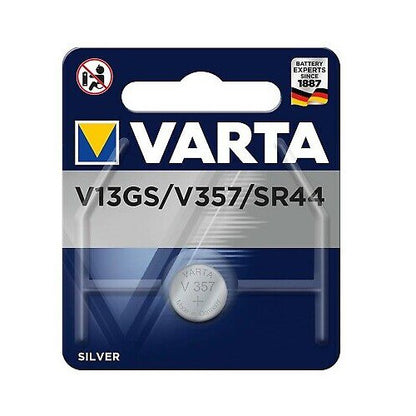 Varta V13GS V357 (1pc) 1.55v Silver Oxide Button Cell Battery in Blister Pack Varta V 13GS V 357