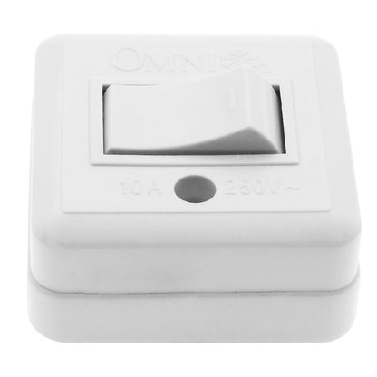 Omni Surface Mounted Convenience Switch 10A 250V WSS-003