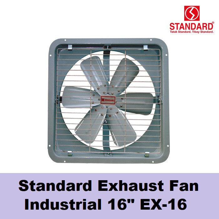 Standard Exhaust Fan 16" Industrial Metal Blade EX-16