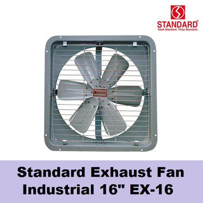 Standard Exhaust Fan 16" Industrial Metal Blade EX-16