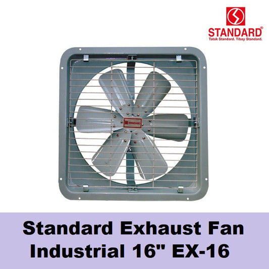 Standard Exhaust Fan 16" Industrial Metal Blade EX-16