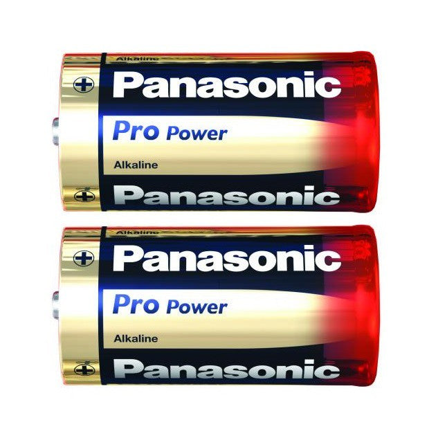 Panasonic Size C Pro Power  Batteries (2 pcs) LR14 Panasonic C Alkaline Battery Original Panasonic