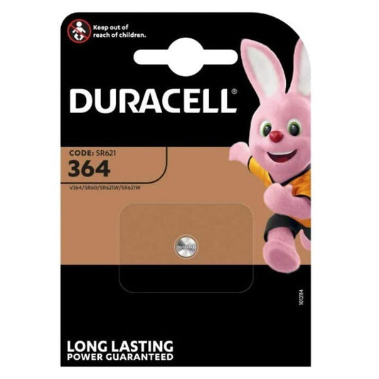 Duracell SR621 364 (1pc) 1.5v Silver Oxide Button Cell Battery in Blister Pack SR621 SR621SW