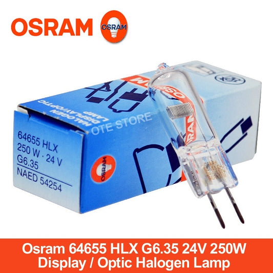 Osram 64655 24v 250w G6.35 EHJ Xenophot A1 223 Disco Projector Bulb Lamp Peanut Bulb Halogen Lamp