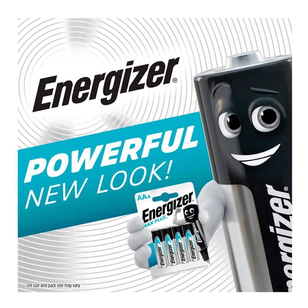 Energizer Max Plus AA Battery (4 pcs) EP91 BP4 Energizer Max Plus AA Batteries