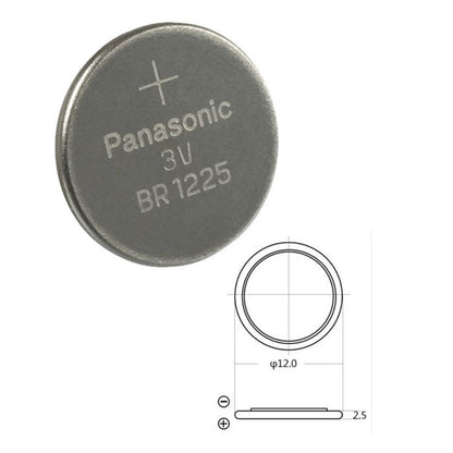 Panasonic BR1225 (1pc) 3v Lithium Button Cell Battery in Blister Pack CR 1225 Batteries 6225