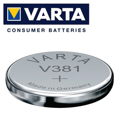 Varta V381 SR55 (1pc) 1.55v Silver Oxide Button Cell Battery Varta V 381 SR1121