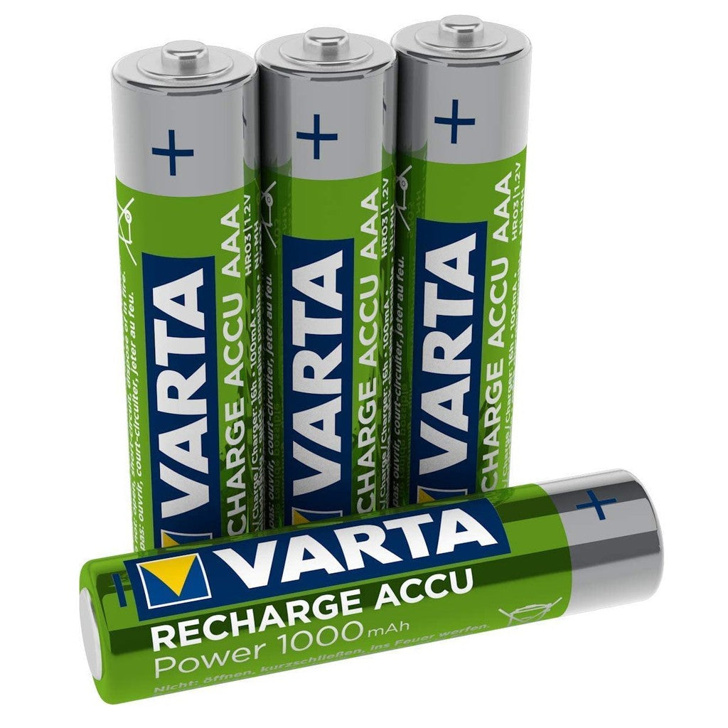 Varta AAA Rechargeable Battery 5703 R2U AAA Size AAA (4 pcs) 1000mAh Rechargeable Batteries HR03