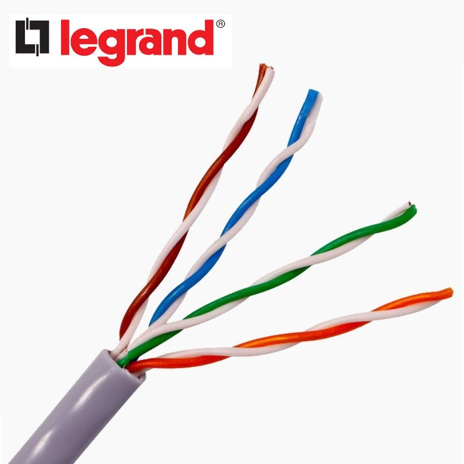 Legrand Cat 5E Cable UTP Unshielded AWG24 Gray Data LAN Cable Cat5E Cat5 305 meters 1000 feet