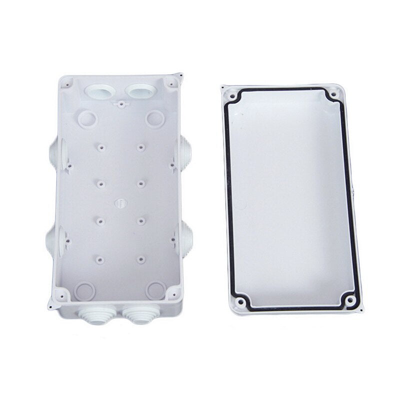 150x110x70mm IP65 Waterproof Outdoor Electrical CCTV Enclosure Square Junction Box White ABS