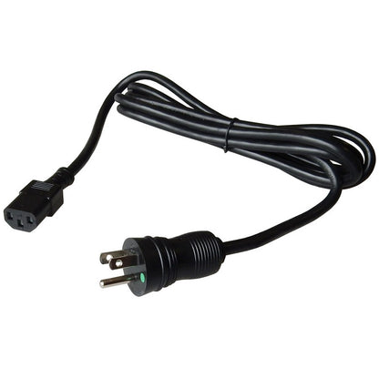 Hospital Grade Power Cord NEMA5 15P TO C13 AWG 18 1.5 Meters Green Dot NEMA5-5P 1.5m Black