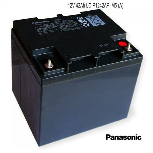 Panasonic 12V 42Ah SLA VRLA Rechargeable Battery LC-P1242AP Valve Regulated Sealed Lead-Acid Battery