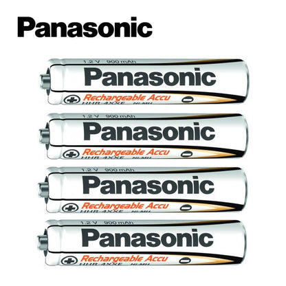 Panasonic AAA Rechargeable Accu (4pcs) Battery Rechargeable AAA Batteries 900mAh HHR4XXE 4BP