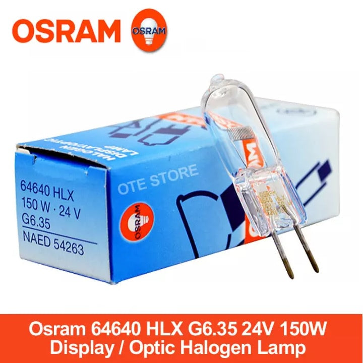 Osram 64640 HLX 24V150W G6.35 Surgical Shadowless Lamp Halogen Bulb Pe ...
