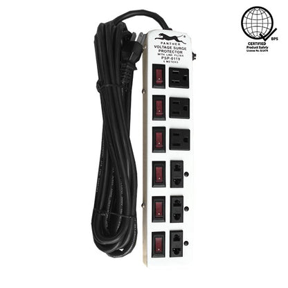 Panther Extension Cord Voltage Surge Protector with Line Filter 5 meters PSP-0119 PSP 0119 PSP0119