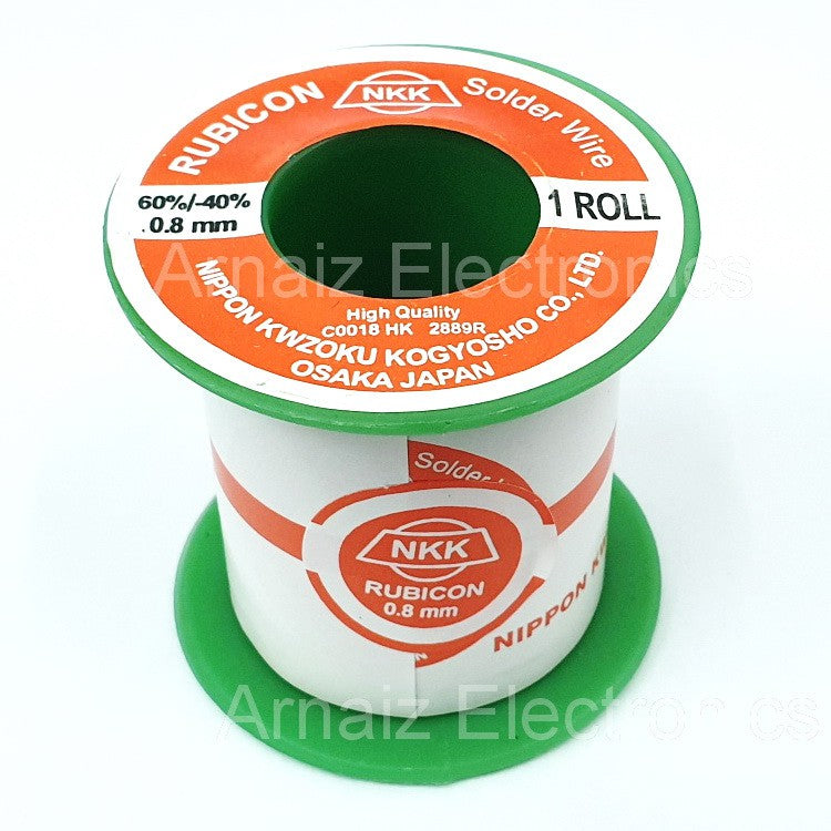 Rubicon Soldering Lead 60/40 1.2m/m 1.0m/m 0.8m/m 60 40 Osaka Japan 1.2 1.0 0.8 mm Lead