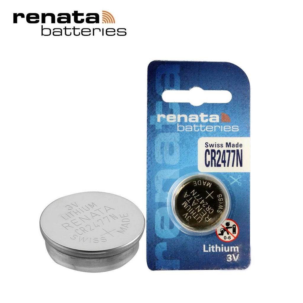 Renata CR2477 Battery (1 pc) 3V CR-2477 CR 2477 Lithium Coin Button Cell 3 Volts Batteries