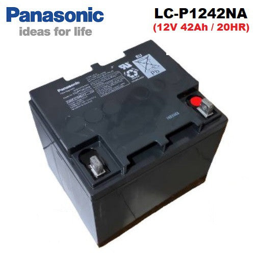 Panasonic 12V 42Ah SLA VRLA Rechargeable Battery LC-P1242NA Valve Regulated Sealed Lead-Acid Battery