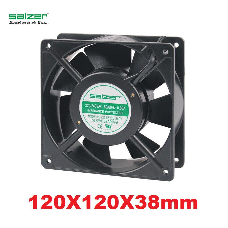 Salzer PD120S-220 Blower Fan AC Axial Fan 120 mm 4.72 inches