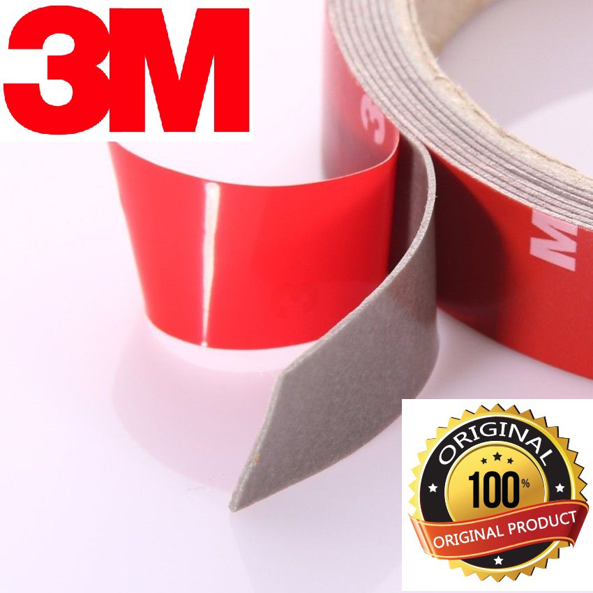 3M Double Sided 22 mm x 4.6 m or 7/8 in x 15ft Super Strength Molding Tape 03616 Double Sided Acryl