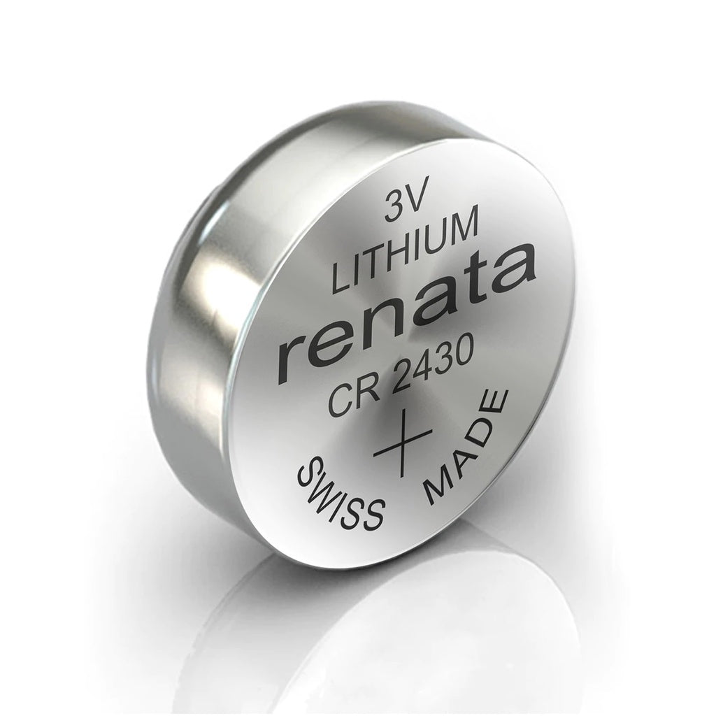 Renata CR2430 DL2430 (1pc) 3v Lithium Button Cell Battery in Blister Pack