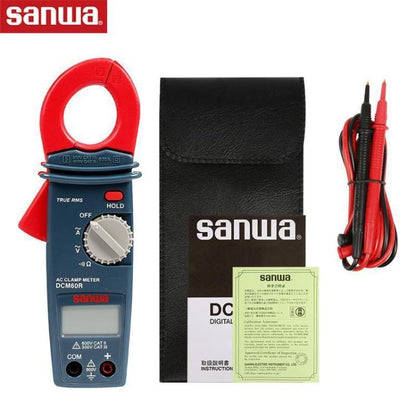 Sanwa DCM60R 600A Clamp Meter AC + True RMS Ammeter DMM