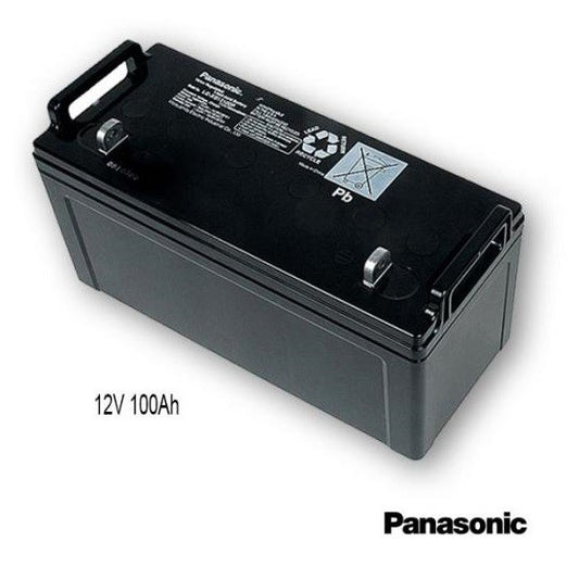 Panasonic 12V 100Ah SLA VRLA Rechargeable Battery LC-P12100NA Valve Regulated Sealed Lead-Acid Batt.