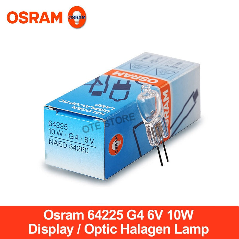 Osram 64225 6v 10w NAED 54260 G4 ESA M 29 Halogen Lamp Microscope Lamp Peanut Bulb