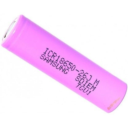 Samsung 18650 2600mAh ICR18650-26JM Flat Top Rechargeable Battery