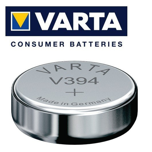 Varta V394 SR45 (1pc) 1.55v Silver Oxide Button Cell Battery in Blister Pack Varta V 394 SR45