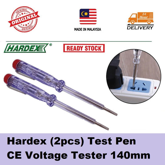 Hardex (2pcs) Test Pen 140mm CE Voltage Tester 200V - 250V