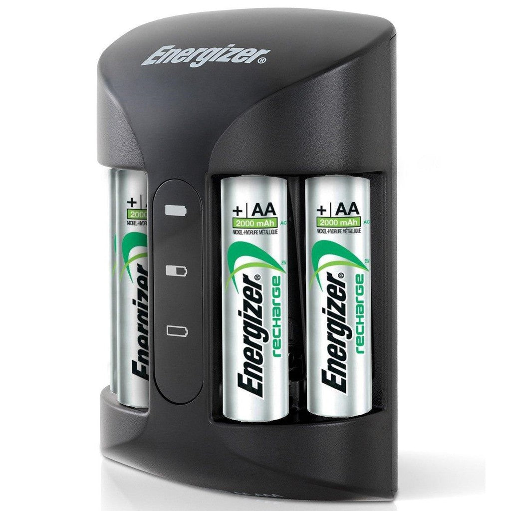 Energizer CHPRO Battery Charger Pro for AA & AAA Battery w/ FREE 4 pcs. AA Rechargeable Batteries