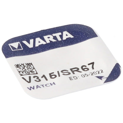 Varta V315 SR67 (1pc) 1.55v Silver Oxide Button Cell Battery Varta V 315 SR716SW