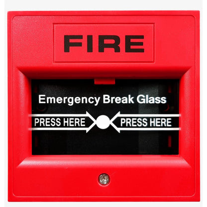 Fire Alarm Switch Break Glass Manual Call Safety Alarms Security Systems Emergency Exit Push Button