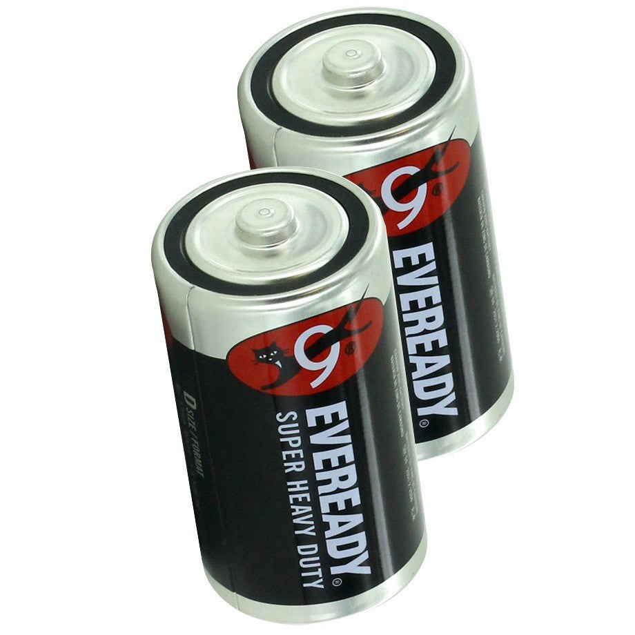 Eveready size D Batteries (2 pcs) LR20 Battery