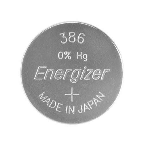 Energizer 386 301 (1pc) 1.55v  Silver Oxide Button Cell Battery  Mercury Free  386/301 SR43 SR1142SW