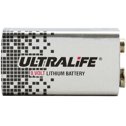 Ultralife 9V Lithium Battery 9 Volts Batteries for Defibtech Lifeline AUTO AED Smoke Alarm Battery